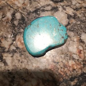 Turquoise slab stone popsocket